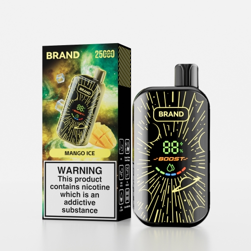 Mango Ice E-Cigarette Disposable  Full  Colorful  Screen Display FUCIG M25000 50mg/ml Wholesale  Vapes