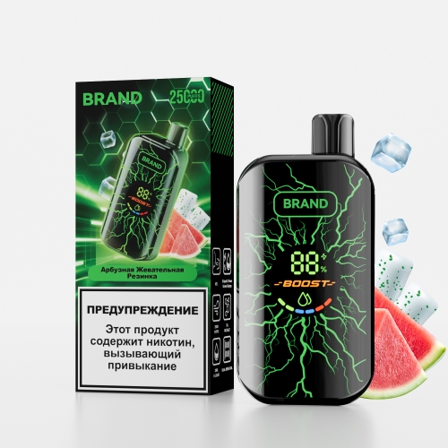 A Large Screen Display FUCIG M25000 Watermelon Bubble Gum Wholesale Electronics Cigarette  Disposable Vapes