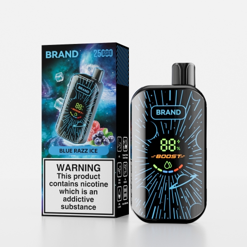 Disposable E-Cigarette Full  Colorful  Screen Display FUCIG M25000 Blue Razz Ice Wholesale  Vapes