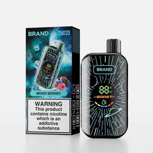Mixed Berries Disposable  E-Cigarette  Full  Colorful  Screen Digital FUCIG M25000 50mg/ml Wholesale  Vapor Vapes