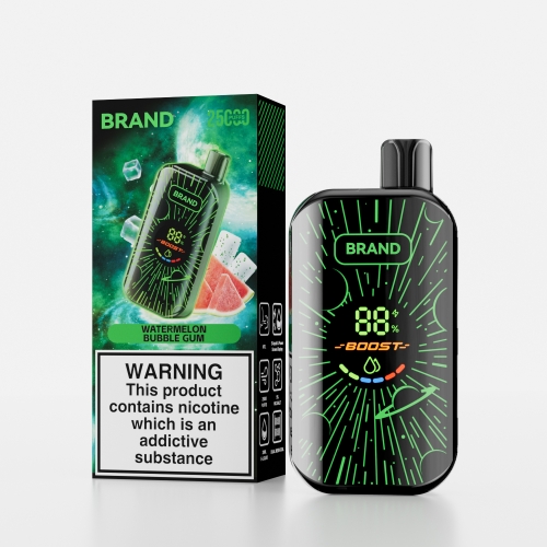 Watermelon Bubble Gum Disposable  E-Cigarette  Full  Colorful  Screen Digital FUCIG M25000 50mg/ml Wholesale  Vapor Vapes