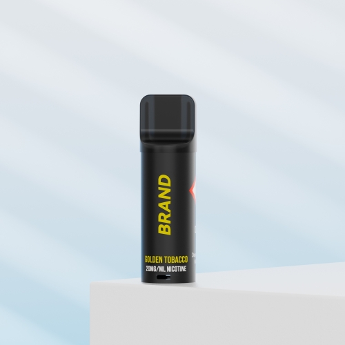 TPD Refilled Pod For Customize 20mg/ml Tasty Flavor Golden Tobacco