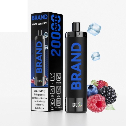 Mixed Berry Ice Disposable Rechargeable DTL Vape With & Dual Mesh Coil Screen Display  Device FUCIG C20000