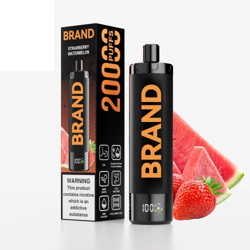 Strawberry Watermelon Disposable Rechargeable DTL Vape With & Dual Mesh Coil Screen Display  Device FUCIG C20000