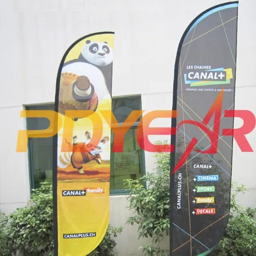 custom print feather flags