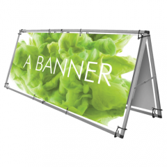 Outdoor trade show a frame stands signs