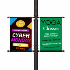 Street Pole Flag Banner 60x90CM (Two Side)