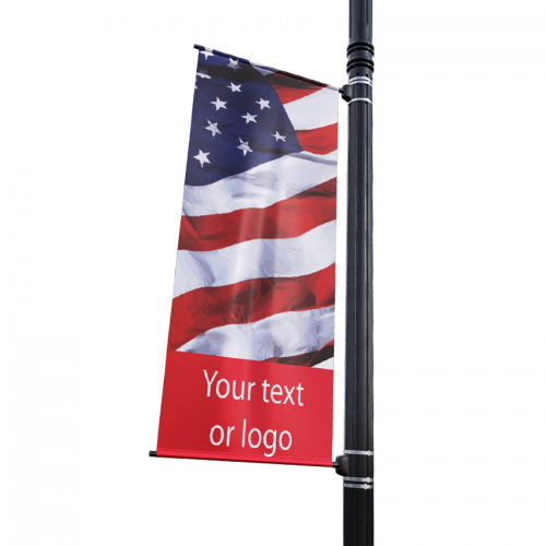 Street Pole Flag Banner 60x120CM (One Side)