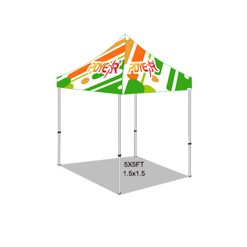 1.5X1.5/5FT Print Canopy Only(No-Joint)