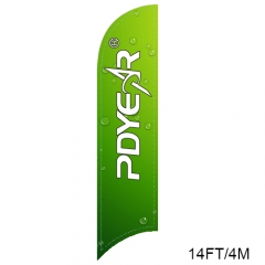 Replacement For 14FT/4M Feather Banner Large