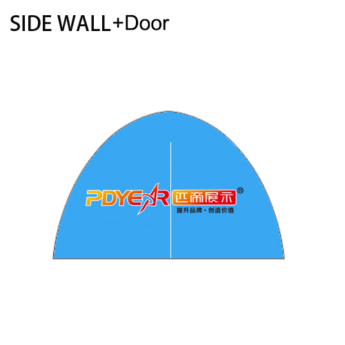 13FT/4X4M Air Tent Wall+Door