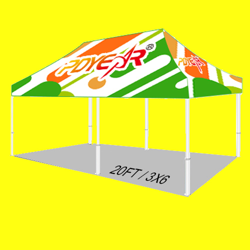 3X6/20FT Print Canopy Only(600D Seamless No Join)