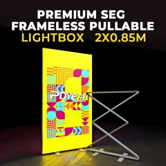 Premium SEG Frameless Pullable Lightbox 2x0.85M