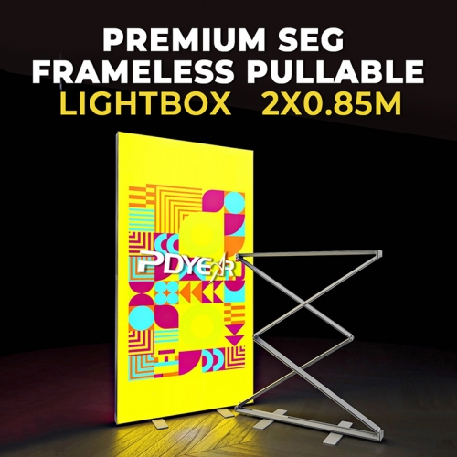 Premium SEG Frameless Pullable Lightbox 2x0.85M