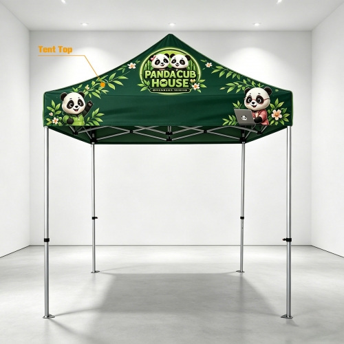 6.5FT/2X2M Custom Tents with Printing
