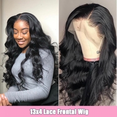 Body Wave Human Hair 13*4 Lace Front Wigs Pre-Plucked Wigs Natural Looking