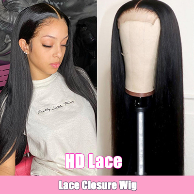 High Quality Straight HD Lace Wigs Natural Hairline Lace Front Wigs Human Hair