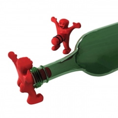 Raikou Kreativer Roter Bösewicht Rotwein Flaschenöffner Scherz Flaschenöffner mit rutschfestem Griff in 3 verschiedenen Formen