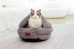 lit douillet pour animal de compagnie, nid douillet, panier pour chat, nid pour chat, refuge douillet, nid pour chat, lit pour animal de compagnie