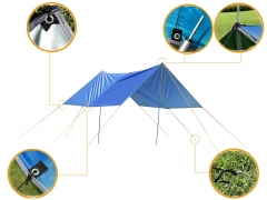 MAITY 3 X 3  Meter camping Sonnensegel, Partyzelt, Polyester, Wasserabweisend Sonnenschutz für Garten Balkon und Terrasse, imprägniert für den Außenbereich, Zeltplane, Outdoor tarp