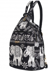 Sac à dos en toile pour femmes au style décontracté, sac à bandoulière et sac à dos multifonctionnels et à la mode, au design unique, pour un usage quotidien, les voyages et l'école.