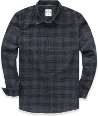 Flannel Shirt Men Plaid Button Bown Outdoor Cotton Casual Shirts Flannel Shirts Men Long Sleeve