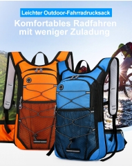 Trekkingrucksack, Outdoor-Tasche, Wasserdicht, Reisetasche, Fahrradrucksack Wanderrucksack 18 L für Damen und Herren Uni Schule Wandern Camping