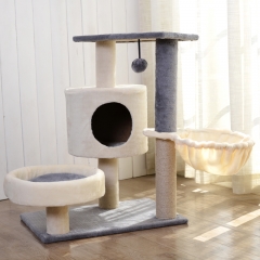 Scratching post, cat tree, cat cave, cat tree, sisal rope, scratching pole, stable