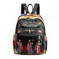 Leisure backpack women's city backpack shoulder bag small shoulder bag nylon waterproof daypack for school travel hiking work