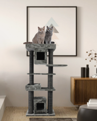 BRUKSEL Perfect cat rest: four-level scratching area for play and relaxation