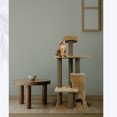 STOCKHOLM Kratzbaum Katzenbaum Katzenkratzbaum Kletterbaum Spielbaum für Katzen 147 cm XL