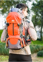 Maity sac à dos de randonnée 50L MOLLE, sac à dos de trekking, imperméable, sac de voyage système de transport ultraléger et respirant
