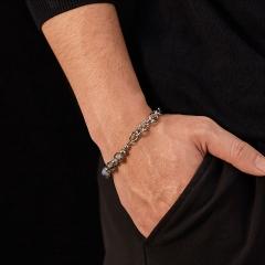 Bracelet à motifs pour homme