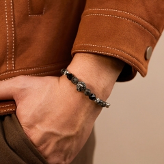 Bracelet à motifs pour homme