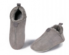 Parfeying Unisex Lambskin and Sheepskin Soft Sole Slippers for Women