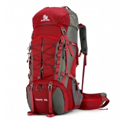 60L Outdoor Rucksack – Leicht, wasserdicht & vielseitig für Camping, Wandern und Reisen