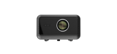 Full HD projector 1080P with 800 ANSI lumens, autofocus, keystone correction, up to 200 inches, 2× HDMI/2× USB, white/black