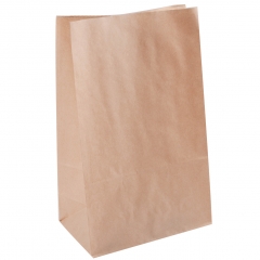 Paper bag with square bottom