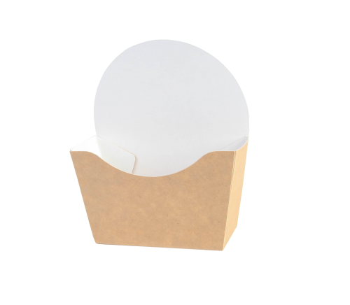 Kraft cardboard donut holder