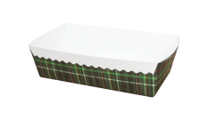 Edge folded packaging box