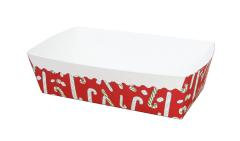 Edge folded packaging box