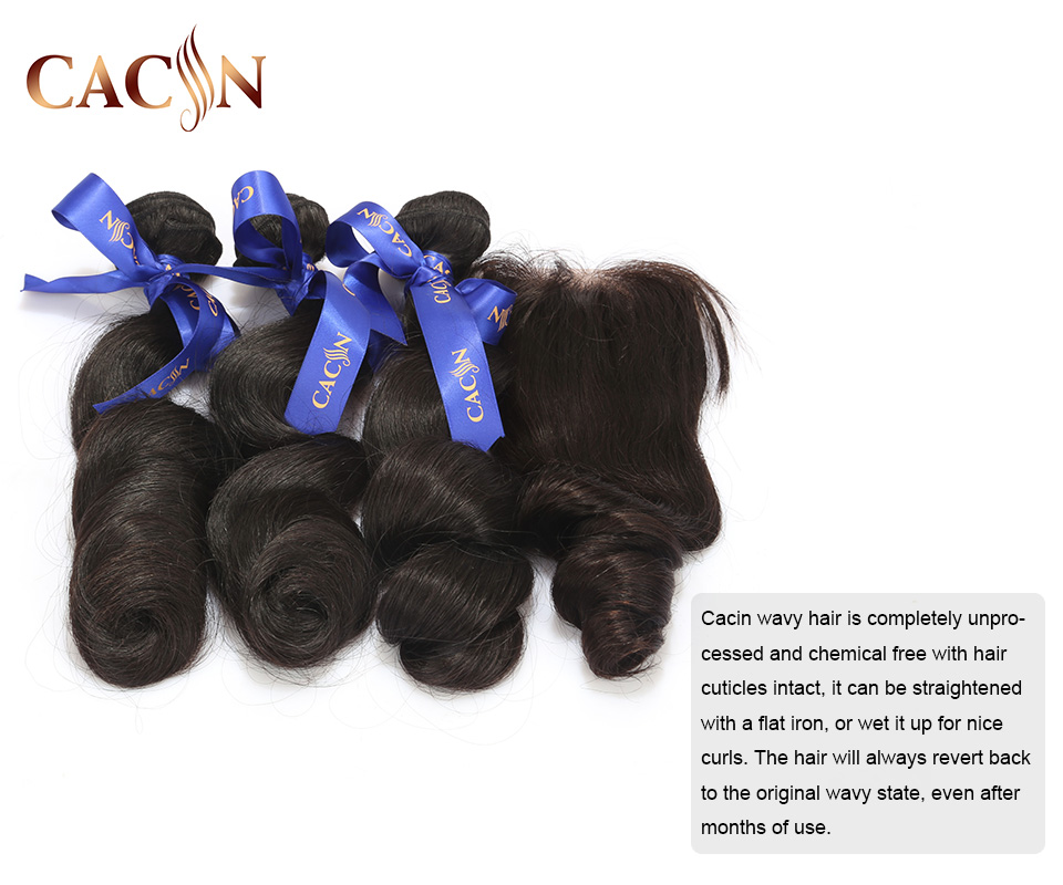 Human Hair Bundles With Closure