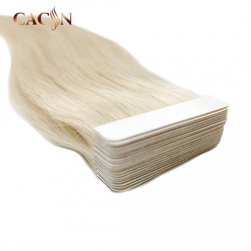 Double drawn wholesale tape in hair extensions Unprocessed Piano Color Raw Hair