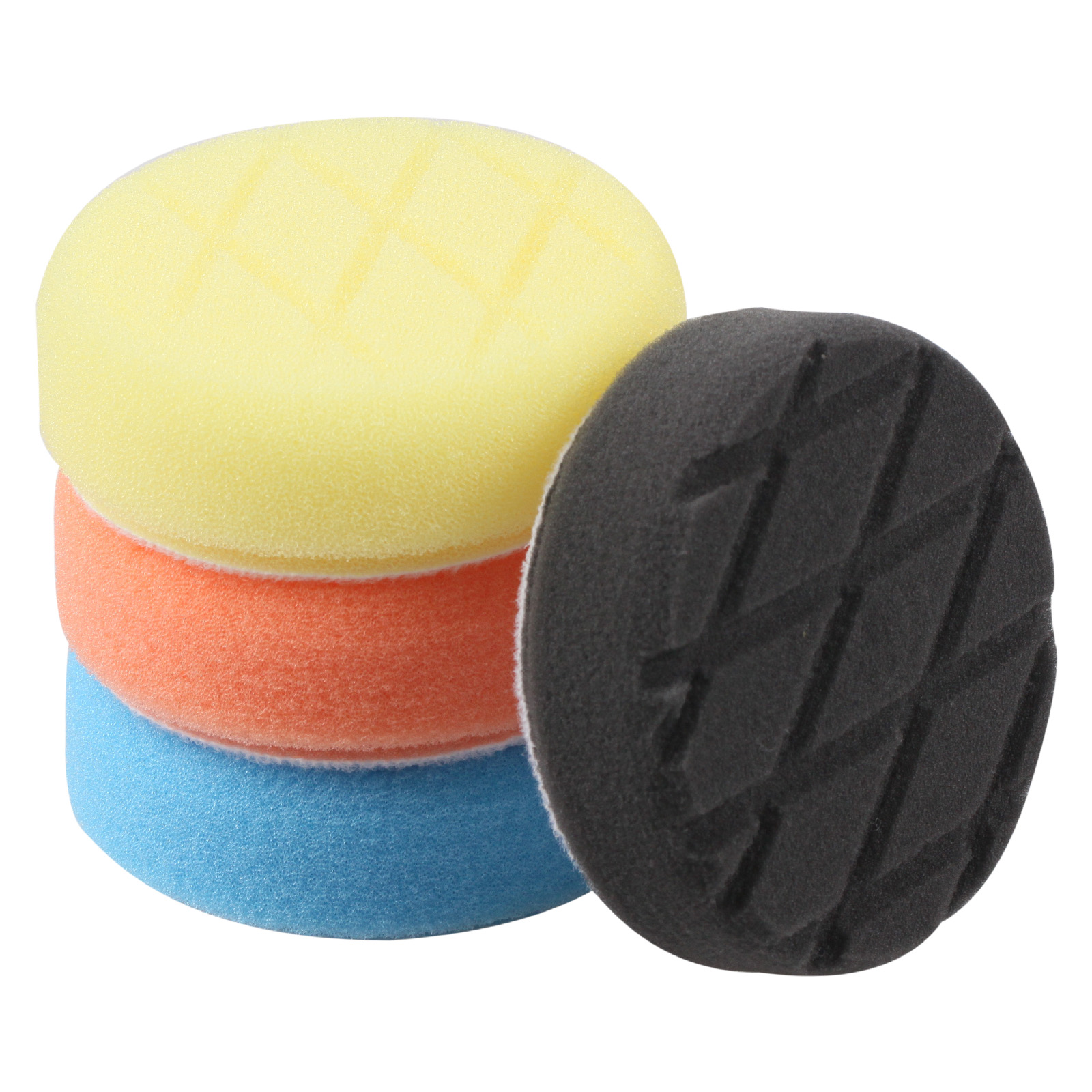 SPTA 3 inch (80mm) Compound Buffing Pads Polishing Pads kit For Car