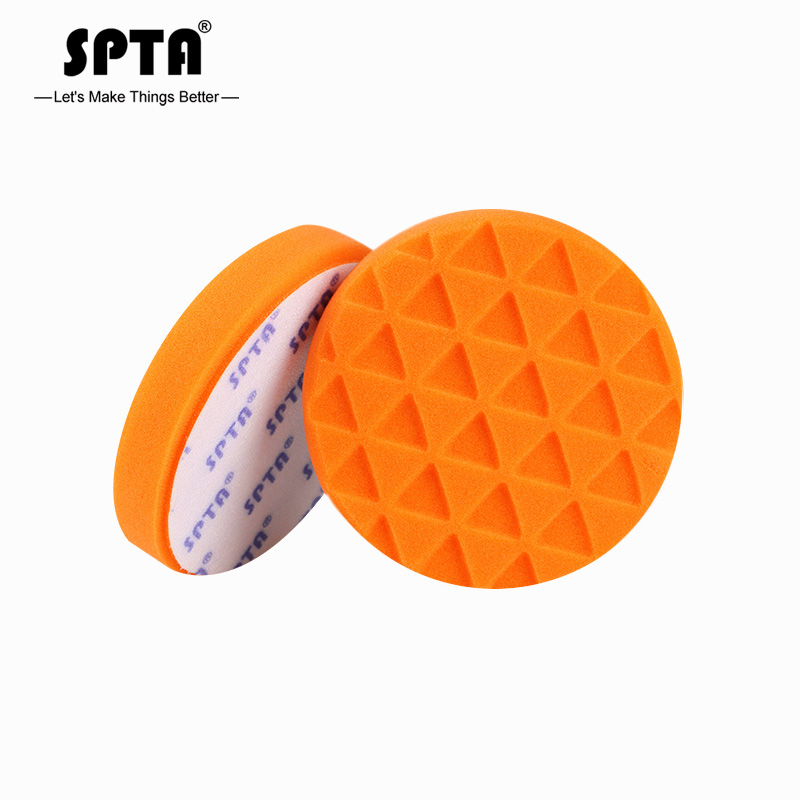 SPTA 5 inch (125mm ) Yellow/Red/Blue/Black/White Compound Buffing Pads
