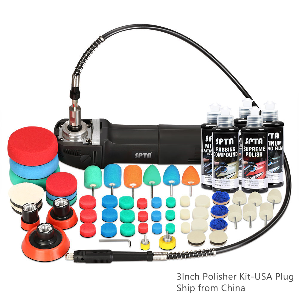SPTA Mini Polishing Machine Rotary Polisher RO Polisher Auto Detailing ...