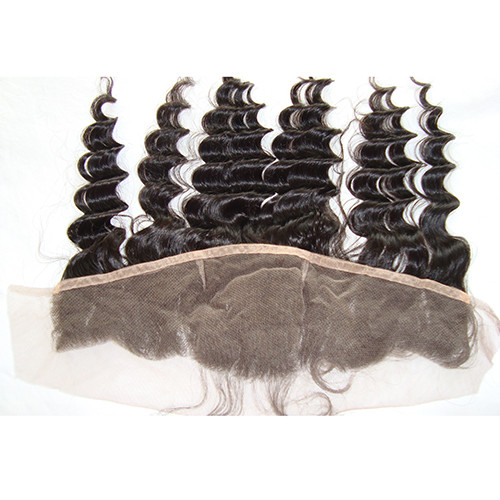 Deep Wave Human Hair 13x4 Lace Frontal Pre Plucked Deep Wave Lace Frontal Closure