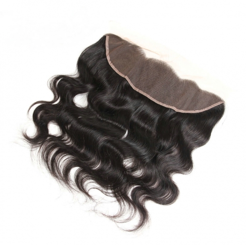Body Wave 13X4 Lace Frontal Closure With Baby Hair Ear To Ear Lace Frontal Bleached Knots