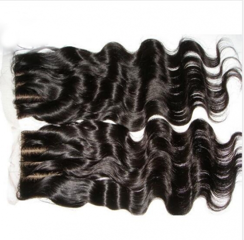 4X4 Body Wave Silk Lace Closure Virgin Hair Silk Base Closure Hidden Knots