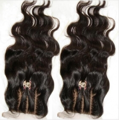 Body Wave 3.5x4 Silk Closure Virgin Hair Wavy Silk Lace Closure